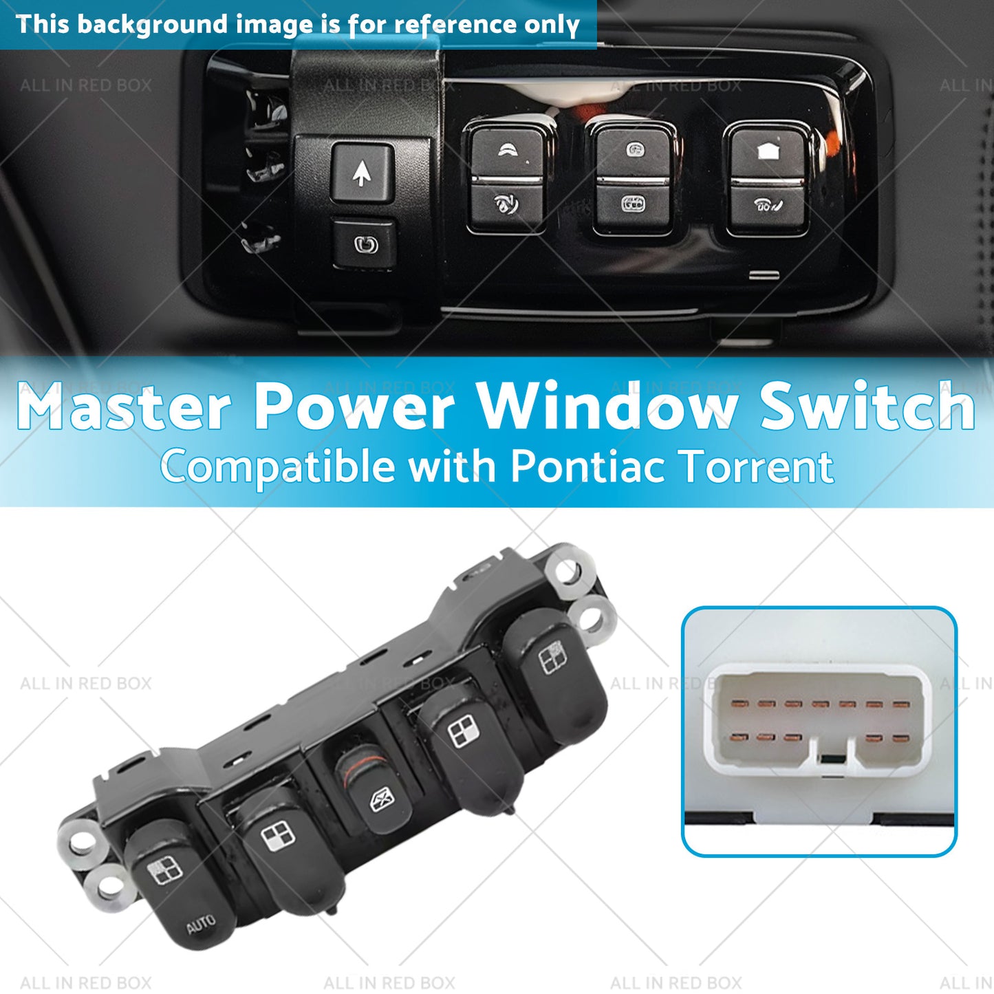 {{ Master Power Window Switch Suitable for Pontiac Torrent 06-09 22723794 1S13640 }} - Buy Car Parts Online at {{ Kaka Auto Parts }}.