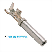 {{ 20 or 50 or 100 Pair Deutsch Solid Terminal No. 16 Stamped Contact Pins Male Female }} - Buy Car Parts Online at {{ Kaka Auto Parts }}.