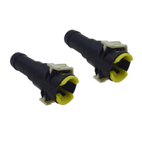 2x Heater Hose Quick Connector Suitable For Mazda MX-3 MX-6 RX-7 Protege MPV