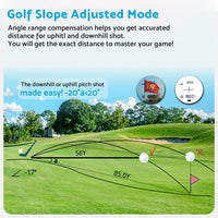 1200M Laser Golf Range Finder With Slope On/Off, LCD Display & Vibration