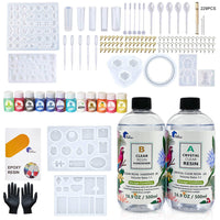 Epoxy Resin 1:1 AB Kit Craft Coating UV Color Pigment Paste Liquid Silicone Mold