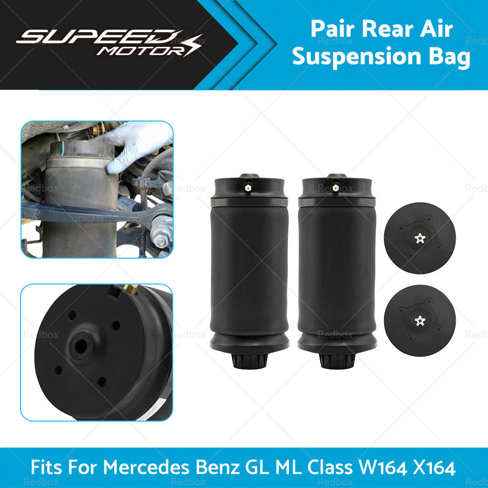 {{ 2 x Rear Air Suspension Bag Shocks Fits For Mercedes Benz W164 GL ML Class }} - Buy Car Parts Online at {{ Kaka Auto Parts }}.