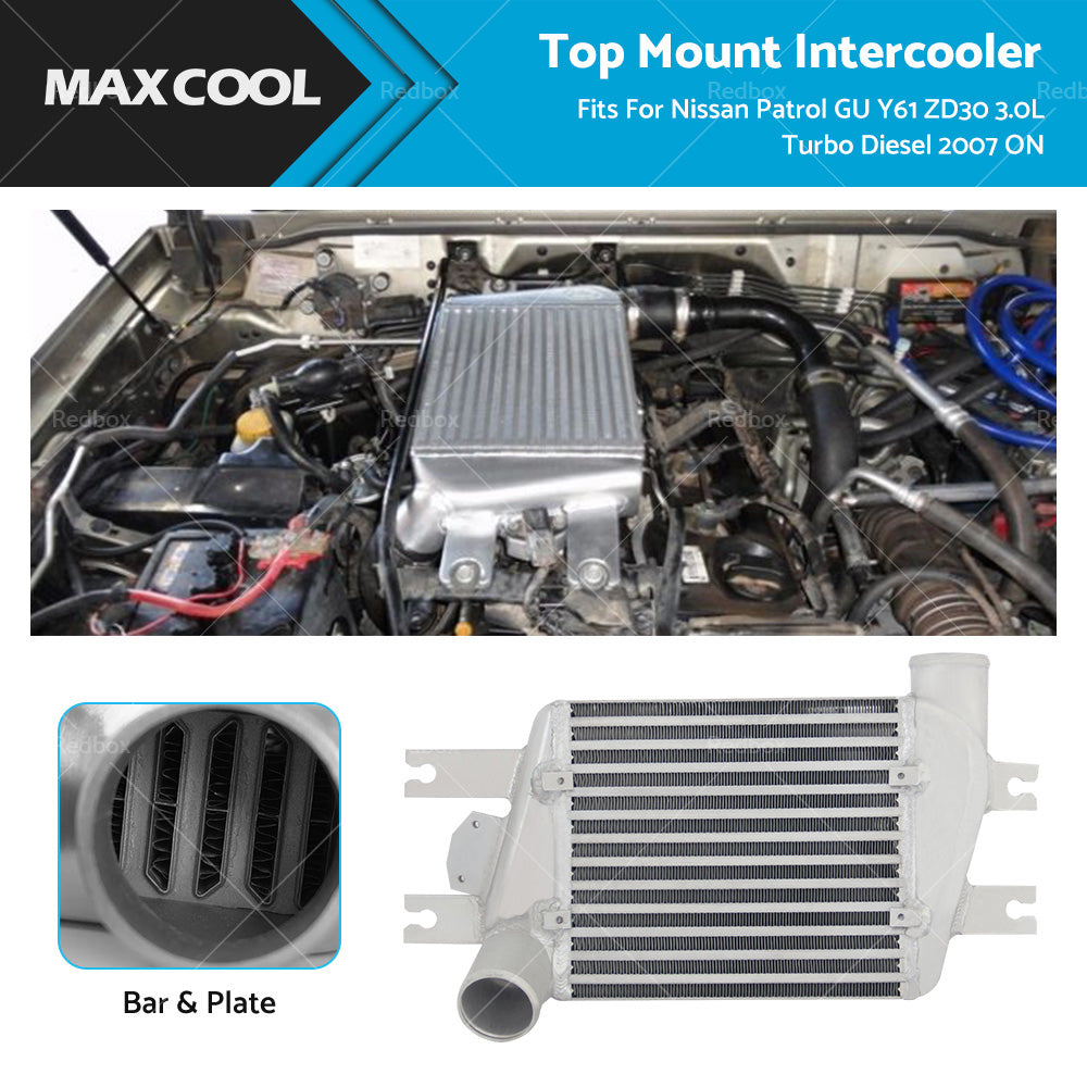 {{ Upgrade Intercooler fits Nissan Patrol GU Y61 ZD30 3. 0L Turbo Diesel 2007 ON }} - Buy Car Parts Online at {{ Kaka Auto Parts }}.