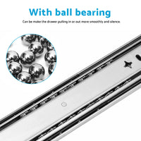 {{ PAIR 90KG Loading Capacity Locking Drawer Slide Runner Trailer 800mm or 1600mm }} - Buy Car Parts Online at {{ Kaka Auto Parts }}.