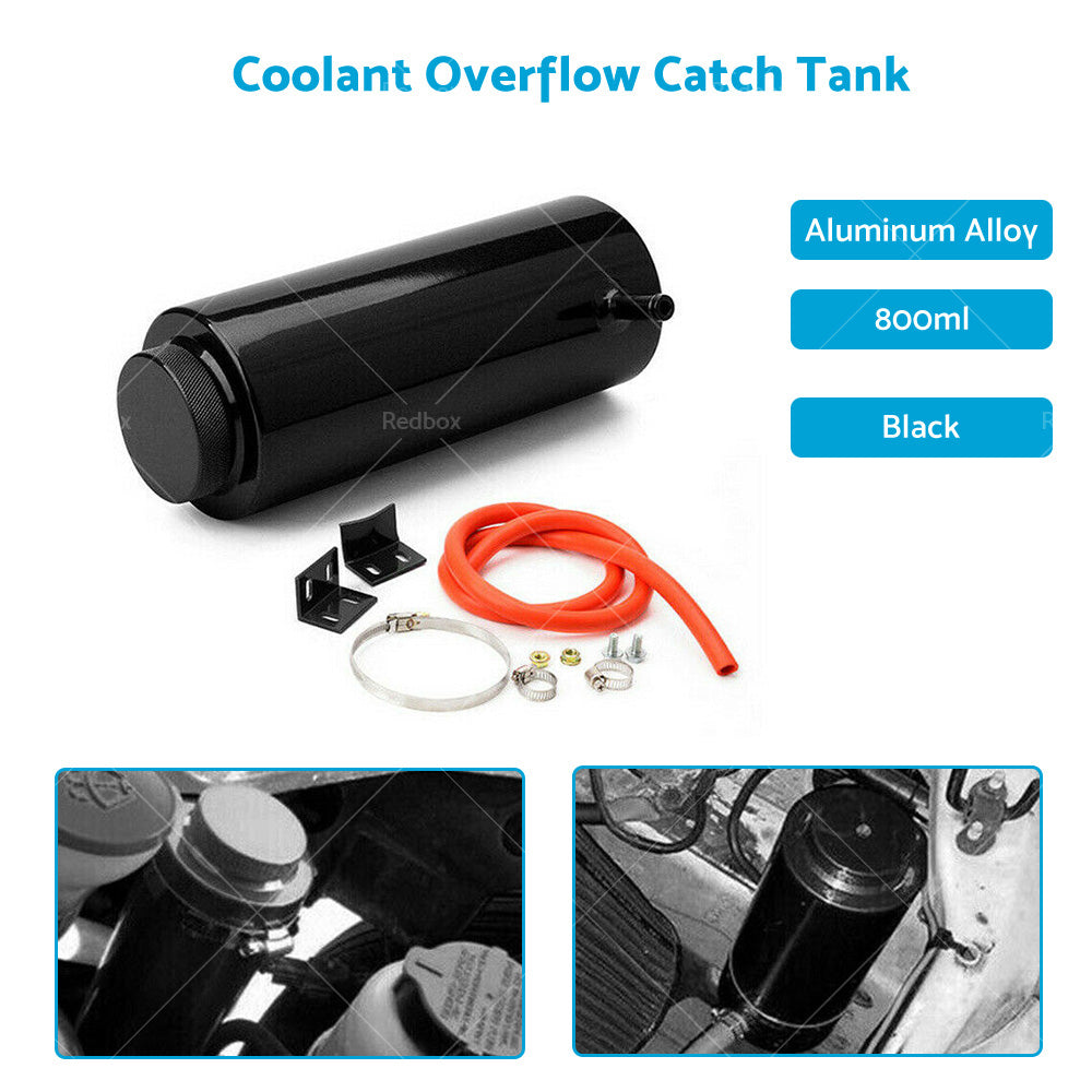 {{ 800ml Black Overflow Catch Tank Radiator Coolant Expansion Tank Bottle Header }} - Buy Car Parts Online at {{ Kaka Auto Parts }}.