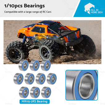 compare product 5x11x4mm Bearings Suitable for RC Tamiya 1150 HPI Savage Traxxas Axial Losi MR115-2RS