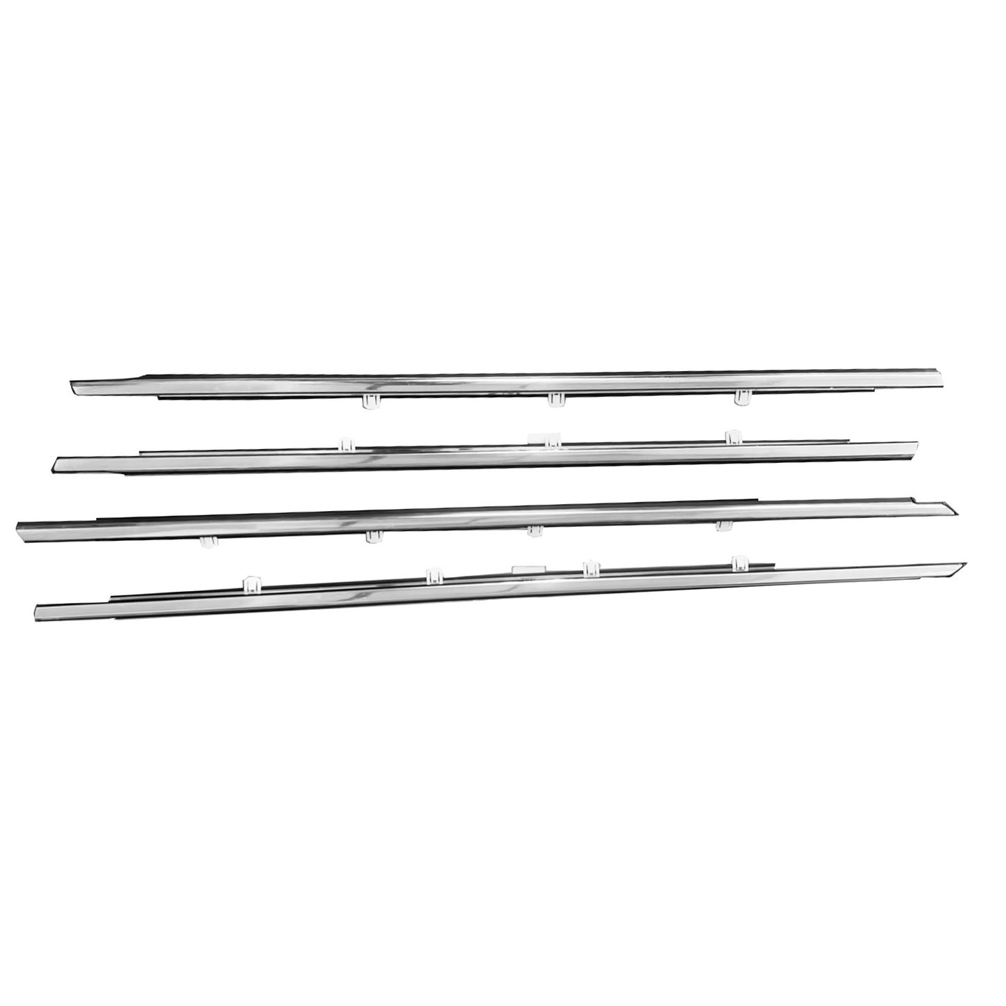 4x Window Glass Seal Weatherstrip Suitable For Honda Accord 2008-2013