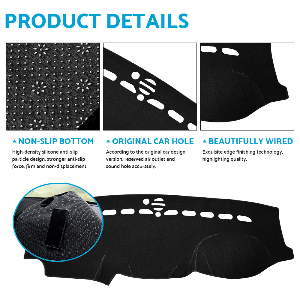 Dash Mat Suitable For Jeep Grand Cherokee WK2 Overland SRT8 Trailhawk 2011-2020