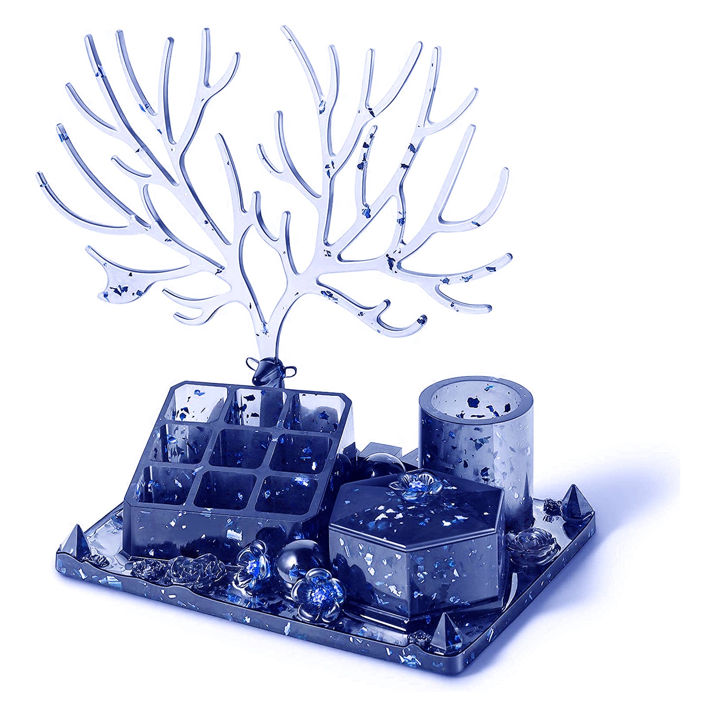 Snowflake Silicone Pendant Mold Making Jewelry Resin Necklace Mould Craft DIY 3D