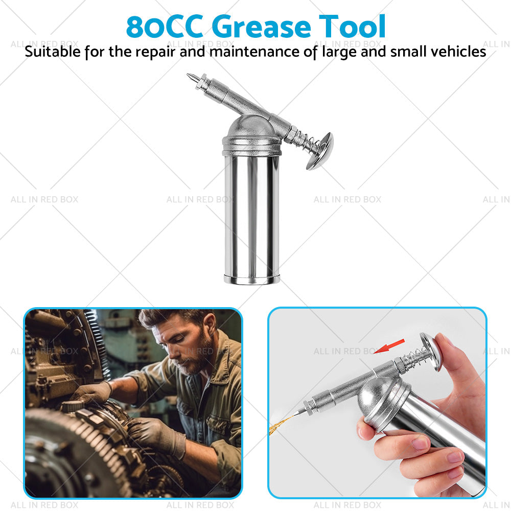 {{ Metal Grease Gun For Chainsaw Chain Bar Sprocket Nose  and  Brushcutter Head Bearing }} - Buy Car Parts Online at {{ Kaka Auto Parts }}.