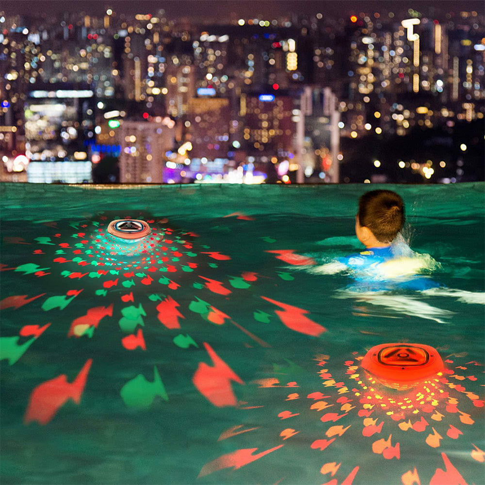 Floating Underwater LED Disco Light Glow Show Lamp Suitable For Swimming Pool, Tub & Spa
