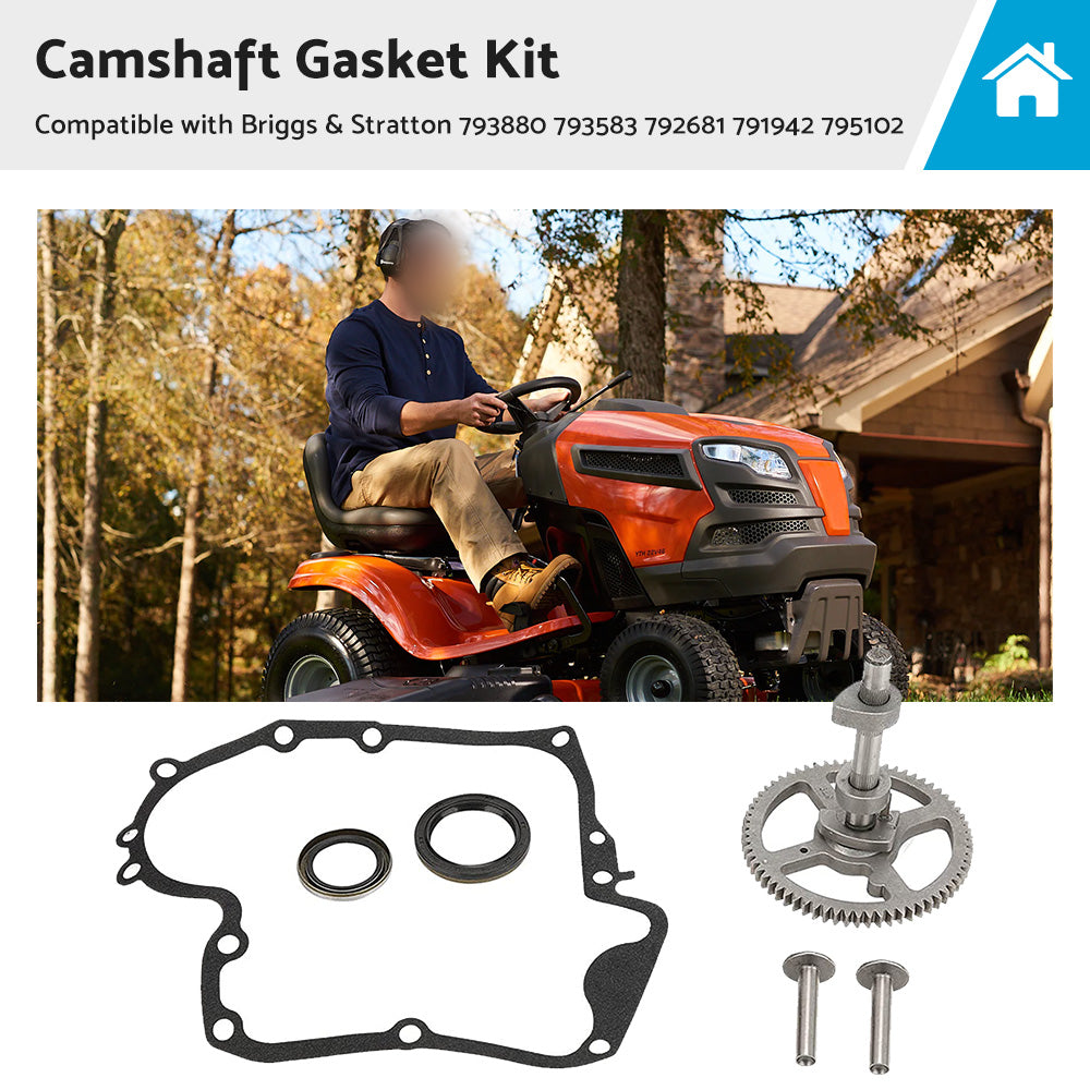 {{ Camshaft Gasket Kit Fit For Briggs  and  Stratton 793880 793583 792681 791942 795102 }} - Buy Car Parts Online at {{ Kaka Auto Parts }}.