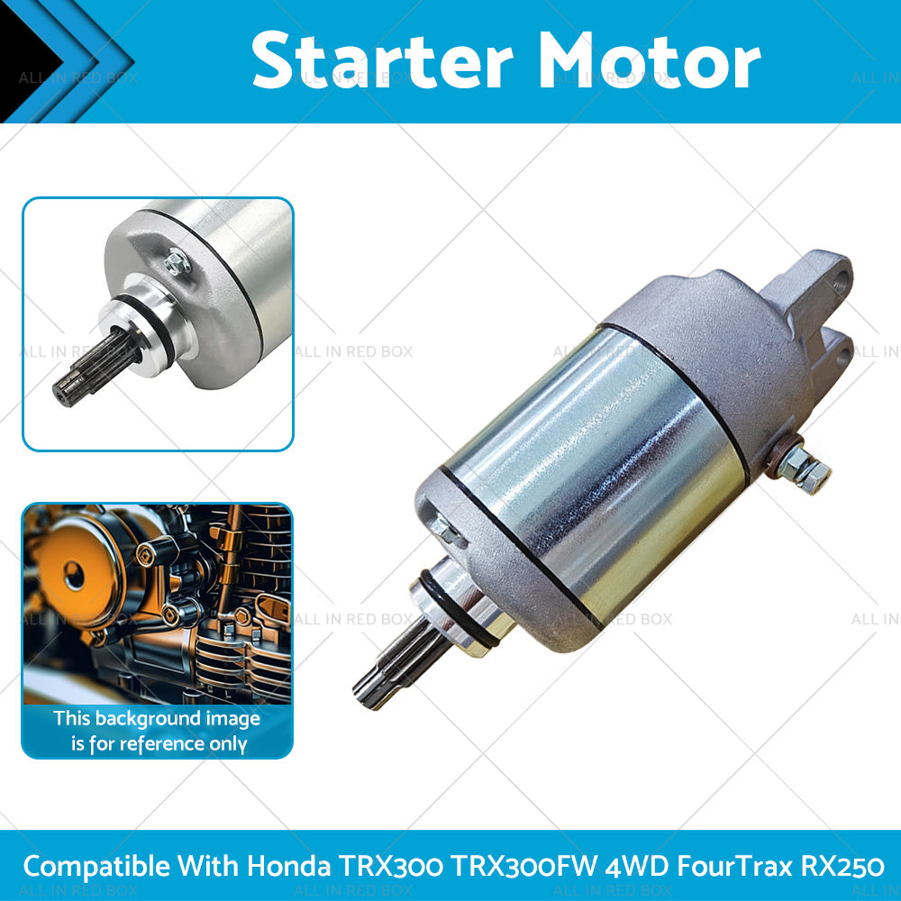 {{ Starter Motor Suitable For Honda TRX300 TRX300FW 4WD FourTrax 1988-2000 RX250 }} - Buy Car Parts Online at {{ Kaka Auto Parts }}.