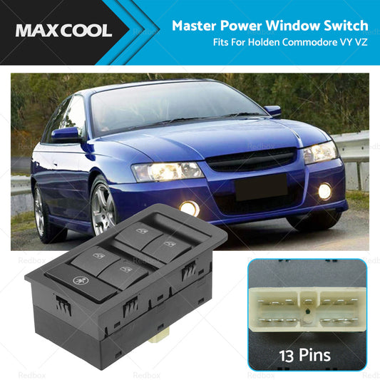{{ Grey Master Power Window Switch 13 Pins for Holden Commodore VY VZ 2002-2007 }} - Buy Car Parts Online at {{ Kaka Auto Parts }}.