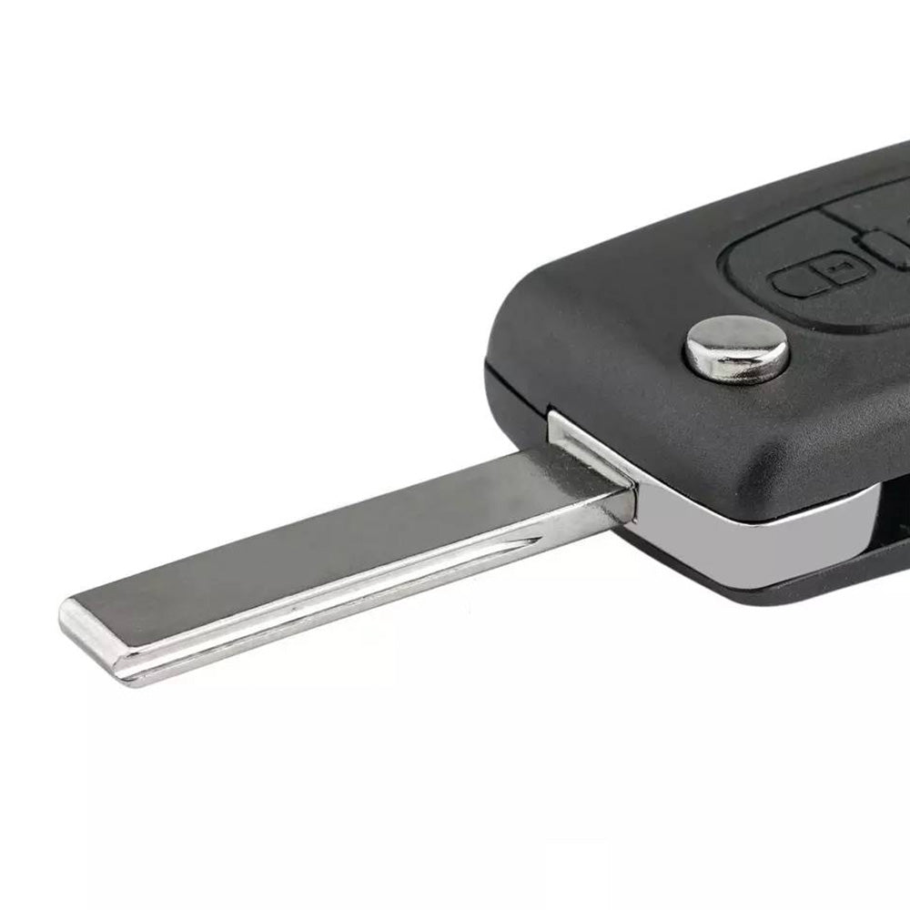 Remote Car Key Fob 2-Buttons 433FSK Suitable for Peugeot 207 307 308 407 807