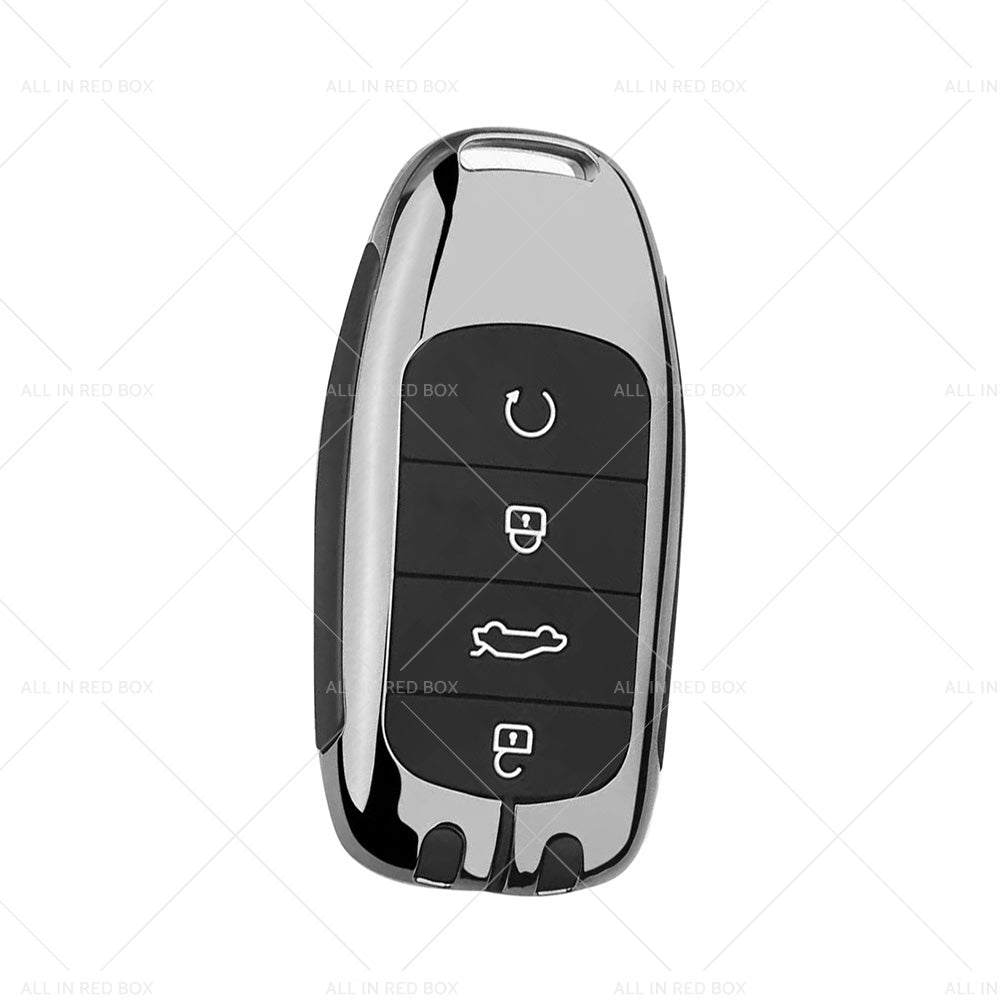 {{ Zinc Alloy Remote Key Fob Case Cover Shell Suitable For Chery Omoda 5 Black }} - Buy Car Parts Online at {{ Kaka Auto Parts }}.
