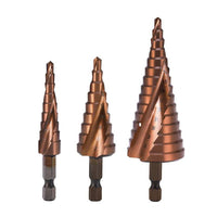 Cobalt Steel Step Cone Drill Bit Hole Cutter 4-12/20/32mm for Stainless Steel