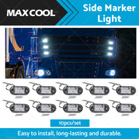 {{ LED Side Marker Clearance Lights Indicators Suitable For Trailer Truck RV 12 24V }} - Buy Car Parts Online at {{ Kaka Auto Parts }}.