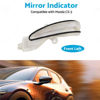 Left Side Mirror Light Indicator Blinker Suitable for Mazda CX-3 CX3 2015-2022