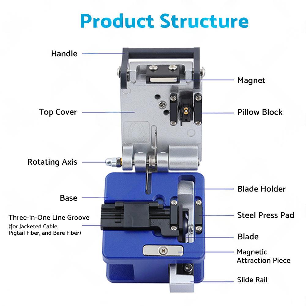 Optical Fiber Cleaver Cutting Tools Collection Box Fiber Cutter NBN Tools