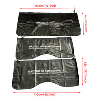 3x PU Leather Magnetic Fender Cover for All Car Models Scratch Protection Mat