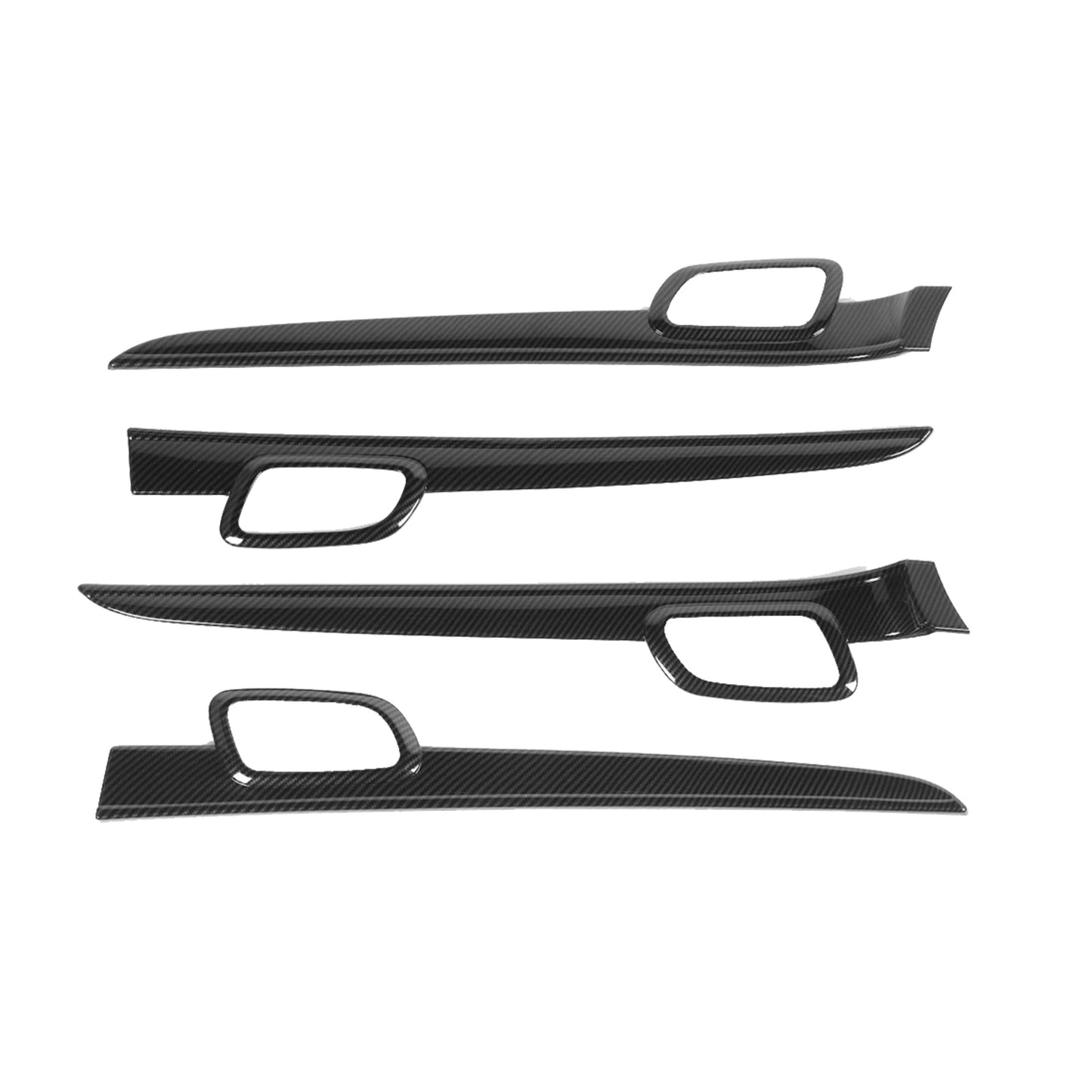 Carbon Fiber Door Handle Decor Cover Trim Strips Suitable For Jeep Grand Cherokee