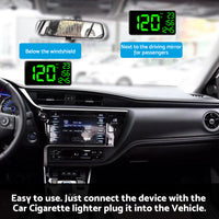 Truck GPS Speedometer 6.2inch Extended Display Suitable For Odometer with Overspeed Alarm MPH/KMH