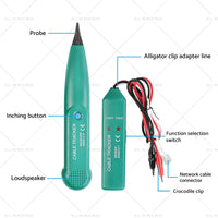 {{ Cable Finder Tone Generator Probe Tracker Wire Network Telephone Tracer }} - Buy Car Parts Online at {{ Kaka Auto Parts }}.