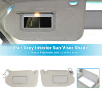 {{ RH  LH Interior Sun Visor Shade Grey Fits For Nissan Pathfinder 13-18 R52 Wagon }} - Buy Car Parts Online at {{ Kaka Auto Parts }}.