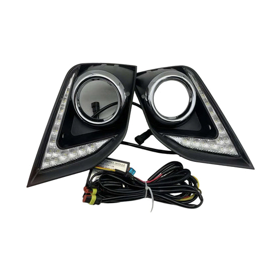 2x Fog Light Covers Suitable for Mitsubishi ASX RVR 2016~2018