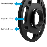 2x 10mm 6061-T6 Wheel Spacers Suitable For Porsche Cayman, Cayenne & Panamera