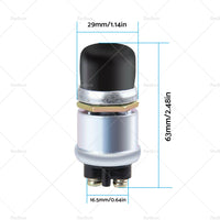 {{ 2PCS 12V Car Switch Push Button Ignition Track Engine Start Starter Heavy Duty }} - Buy Car Parts Online at {{ Kaka Auto Parts }}.