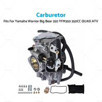 {{ Carburetor Suitable for Yamaha Warrior Big Bear 350 YFM350 350CC 87-04 QUAD ATV }} - Buy Car Parts Online at {{ Kaka Auto Parts }}.