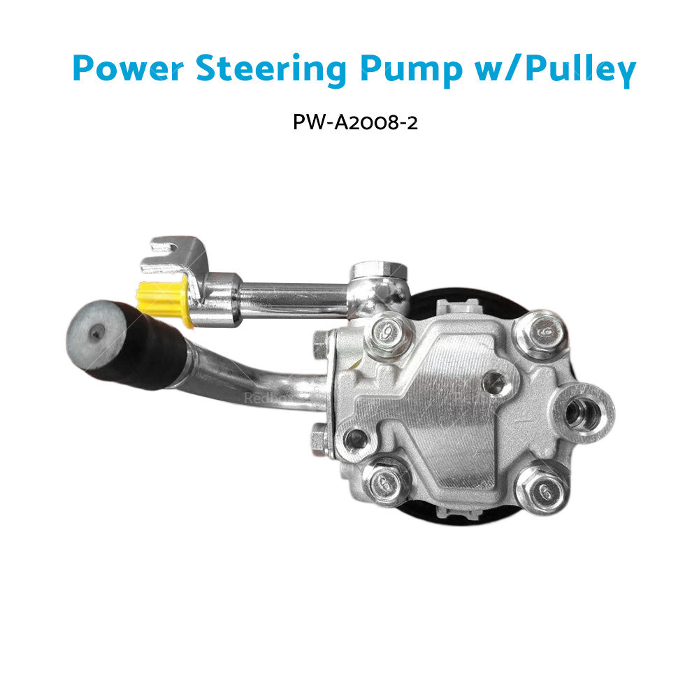 {{ Power Steering Pump w or Pulley Fit For Nissan Navara D40 2. 5 4cyl Diesel 2005-2015 }} - Buy Car Parts Online at {{ Kaka Auto Parts }}.
