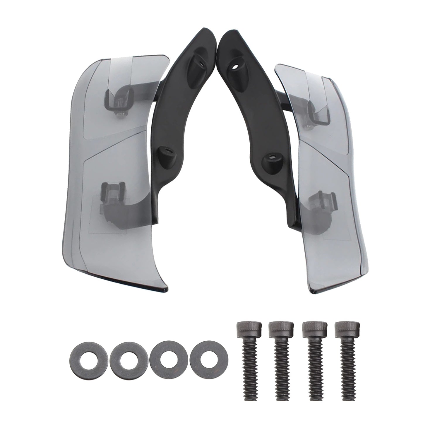 Adjustable Upper Fairing Side Wind Air Deflector Suitable For Harley Road Glide