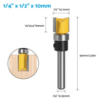 {{ 4pcs 1 4 Shank Top Bearing Flush Trim Pattern Router Bit Set Milling Cutter Kit }} - Buy Car Parts Online at {{ Kaka Auto Parts }}.