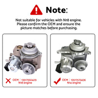 High Pressure Fuel Pump Suitable for BMW Mini R55 R57 Cooper R58 Citroen 07-21