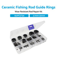 {{ 160Pcs 3. 7mm-30mm Ceramic Fishing Rod Guide Rings Wear Resistant Rod Repair Kit }} - Buy Car Parts Online at {{ Kaka Auto Parts }}.