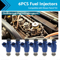 {{ 6PCS Fuel Injector Suitable For Nissan Patrol Y61 TB48DE RB25DET 16600-AA500 }} - Buy Car Parts Online at {{ Kaka Auto Parts }}.