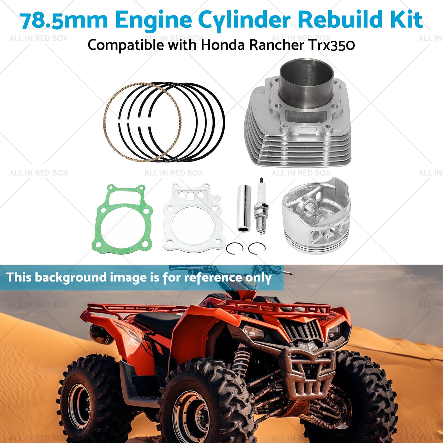 {{ 78. 5mm Engine Cylinder Rebuild Kit Suitable for Honda Trx350 Rancher 2000-2006 }} - Buy Car Parts Online at {{ Kaka Auto Parts }}.