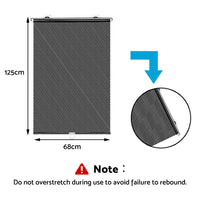 Retractable Front & Rear Windshield Sun Shade Window Visor Folding UV Block Suitable For Car