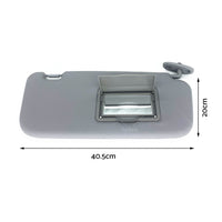 {{ Sun Visor With Clip Front Right Side Suitable For Hyundai Getz 2002-2011 Grey }} - Buy Car Parts Online at {{ Kaka Auto Parts }}.