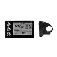 LCD Display Suitable For Electric Bike S866 24V/36V/48V – Waterproof Plug Fit For Ebike & Scooter