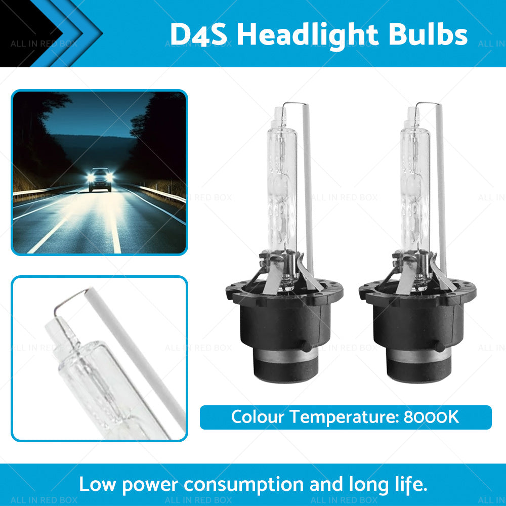 {{ 8000K D4S D4R HID Headlight Bulbs Suitable For Lexus Honda Mazda Toyota 35W }} - Buy Car Parts Online at {{ Kaka Auto Parts }}.