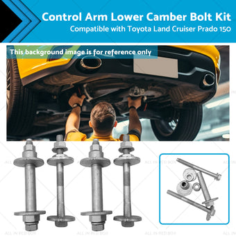 compare product 4x Control Arm Lower Camber Bolt Kit Suitable for Toyota Land Cruiser Prado 150