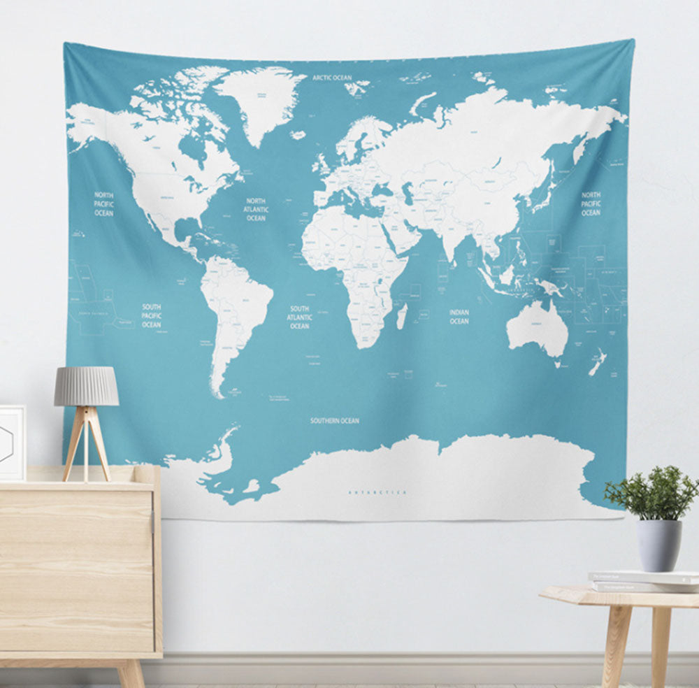 {{ MAP OF THE WORLD LAMINATED LARGE POSTER 130*150CM / 200*150CM FLAGS WALL PRINT }} - Buy Car Parts Online at {{ Kaka Auto Parts }}.