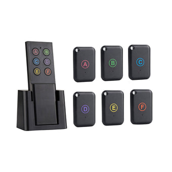 compare product Wallet Tracker Transmitter With 6 Receivers Suitable For Anti-Lost Wireless Key Finder and Remote Key Use