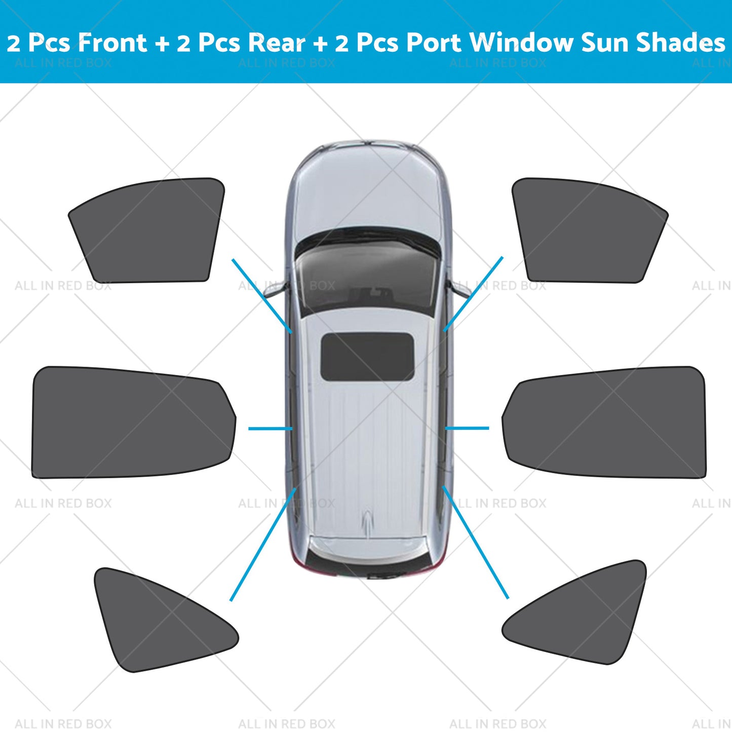 {{ Window Magnetic Mesh Sun Blind Shade Suitable for MG ZS ZST ZS EV 2018-23 }} - Buy Car Parts Online at {{ Kaka Auto Parts }}.