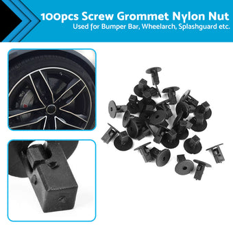 compare product Screw Grommet Trim Clip Wheelarch Inner Guard Bumper Nut Suitable For Toyota