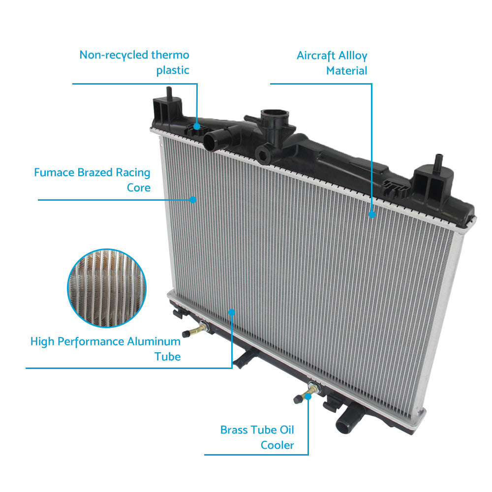 {{ RADIATOR for MAZDA 2 DE Series 1. 5 4Cyl Auto Manual Petrol 2007-2014 }} - Buy Car Parts Online at {{ Kaka Auto Parts }}.